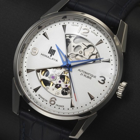 Montre homme lip himalaya sablier cuir bleu – montre vintage homme casio