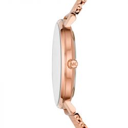 Montre femme michael kors pyper rose acier doré rose - analogiques - edora - 1