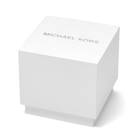 Montre femme michael kors lennox blanc acier doré – analogiques