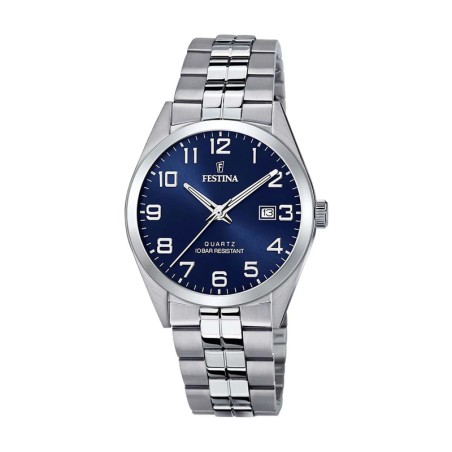 Montre homme festina classics acier argenté – analogiques