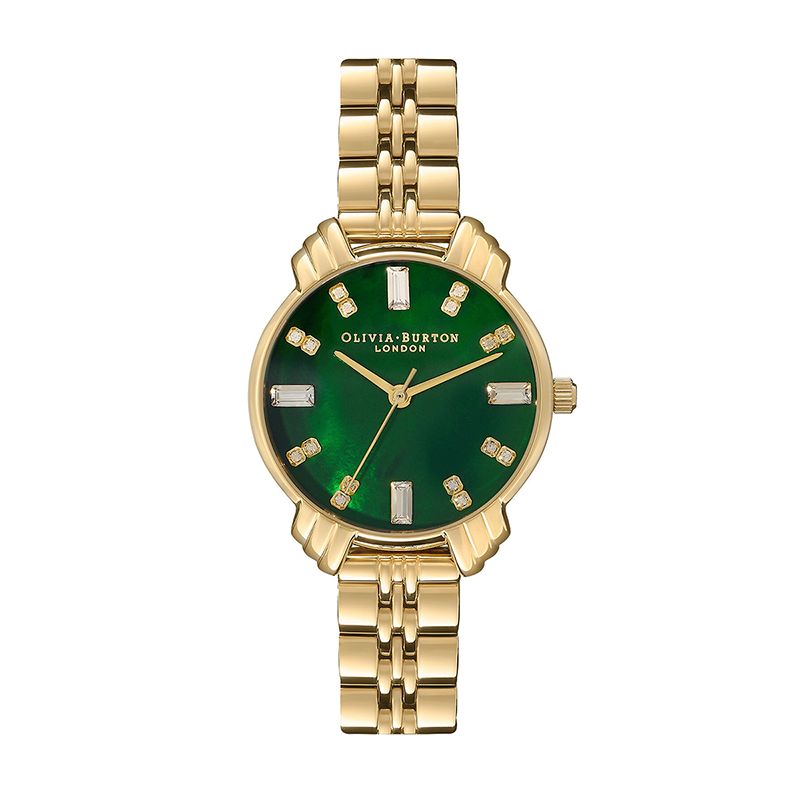 Montre femme olivia burton art dÉco acier doré - analogiques - edora Montre femme olivia burton art dÉco acier doré - analogiques - edora