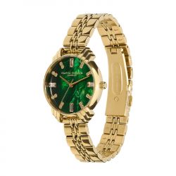 Montre femme olivia burton art dÉco acier doré - analogiques - edora - 1