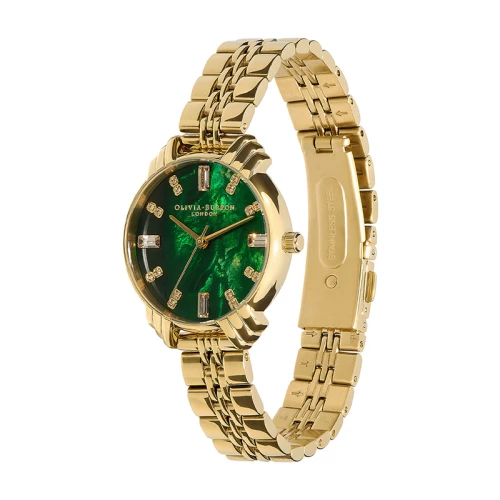 Montre Femme OLIVIA BURTON ART DÉCO Acier Doré