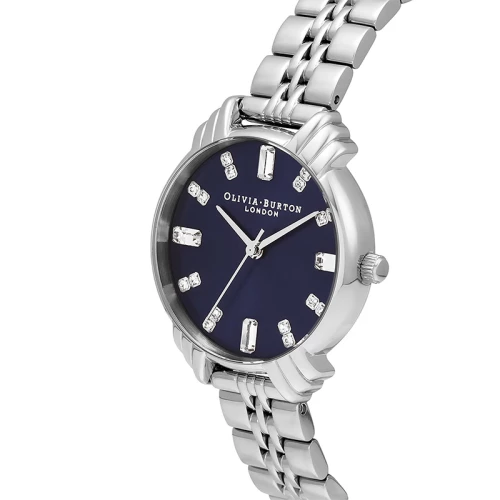Montre Femme OLIVIA BURTON ART DÉCO Acier Argenté