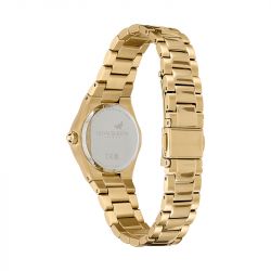 Montre femme olivia burton mini hexa champignon acier doré - analogiques - edora - 2