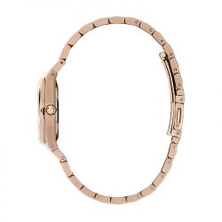 Montre femme olivia burton mini hexa canneberge acier doré rose - analogiques - edora - 3