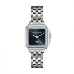 Montre femme olivia burton grosvenor acier argenté - analogiques - edora - 0