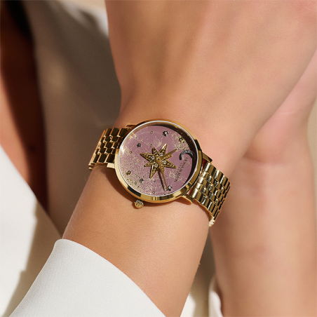 Montre femme olivia burton celestial nova acier doré – analogiques