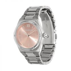 Montre femme olivia burton hexa rose pastele acier argenté - analogiques - edora - 1