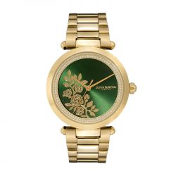 Montre femme olivia burton sports florale acier doré - analogiques - edora - 0