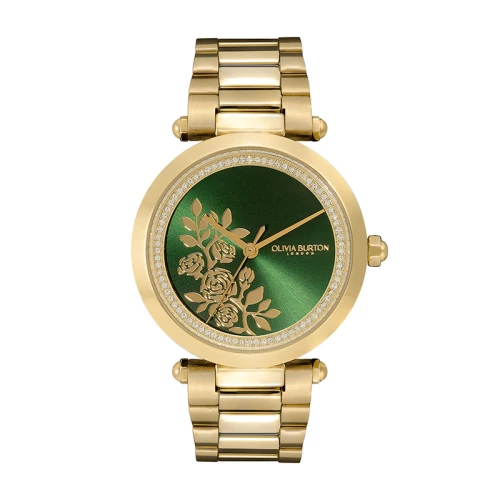 Montre Femme OLIVIA BURTON SPORTS FLORALE Acier Doré