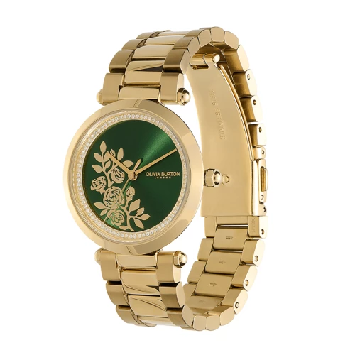 Montre Femme OLIVIA BURTON SPORTS FLORALE Acier Doré