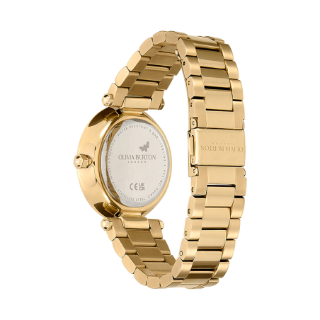 Montre femme olivia burton sports florale acier doré – analogiques