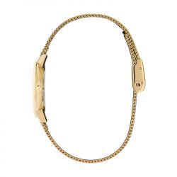 Montre femme olivia burton signature acier doré - analogiques - edora - 2