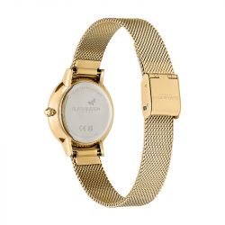 Montre femme olivia burton signature acier doré - analogiques - edora - 4