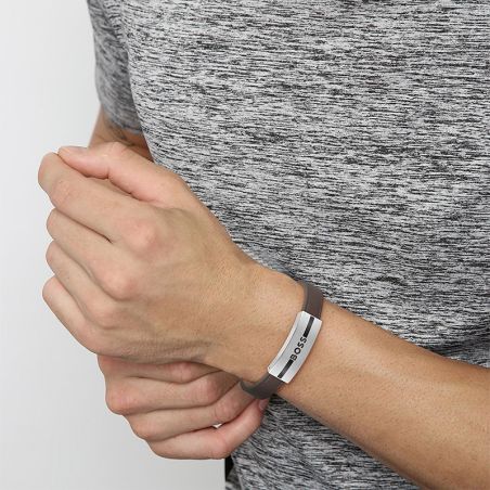 Bracelet femme, homme, or & argent : jonc, gourmette, manchette - bracelets-homme - edora - 2
