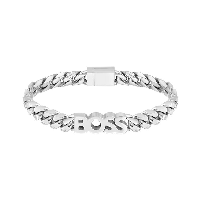 Bracelet homme boss kassy acier argenté - bracelets-homme - edora Bracelet homme boss kassy acier argenté - bracelets-homme - edora