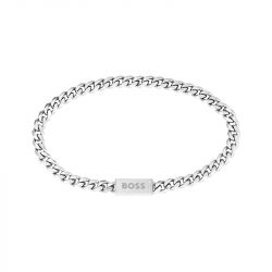 Bracelet homme boss chain for him acier argenté - chaines - edora - 0