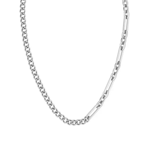 Collier Chaîne Homme BOSS MATTINI Acier Argenté