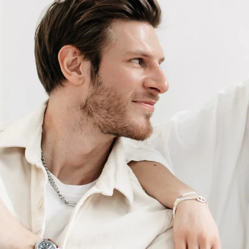 Collier Chaîne Homme BOSS MATTINI Acier Argenté