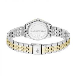 Montre femme lacoste tuilerie acier bicolore - analogiques - edora - 2