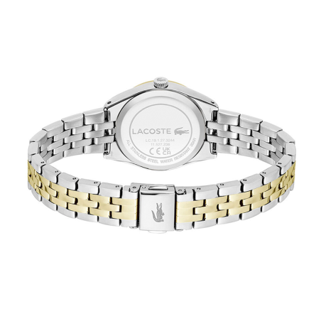Montre femme lacoste tuilerie acier bicolore – analogiques