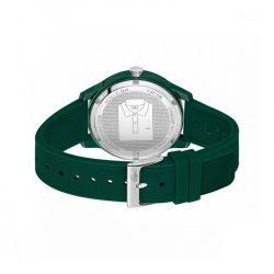 Montre homme lacoste 12.12 holiday silicone vert - analogiques - edora - 2