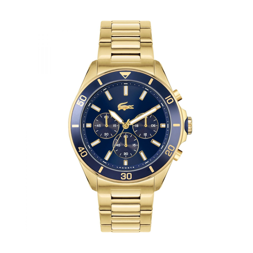 Montre Chronographe Homme LACOSTE TIEBREAKER Acier Doré