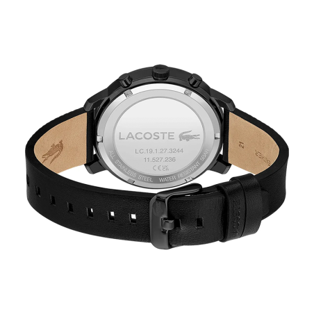 Montre chronographe homme lacoste replay cuir noir – chronographes