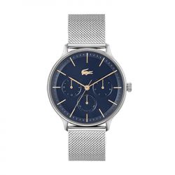 Montre homme lacoste club acier argenté - analogiques - edora - 0