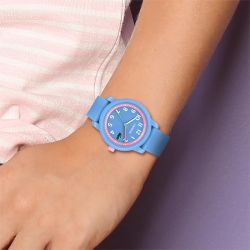 Montre enfant lacoste kids 12.12 silicone bleu - juniors - edora - 3