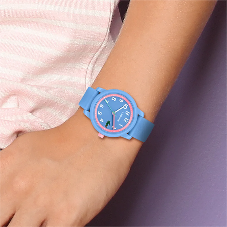 Montre enfant lacoste kids 12.12 silicone bleu – junior