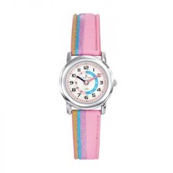 Montre enfant certus junior cuir multicolore - pedagogiques - edora - 0