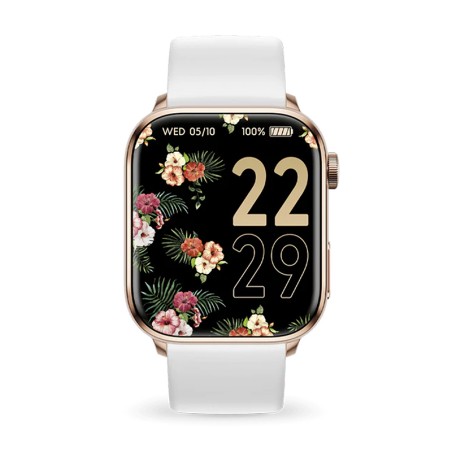 Montre connectée femme ice watch smart 2.0 rose-gold silicone blanc – connectées