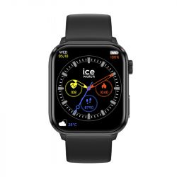 Montre connectée homme ice watch smart 2.0 black silicone noir - connectees - edora - 0