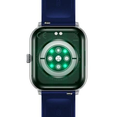 Montre connectée homme ice watch smart 1.0 silver silicone bleu et silicone noir – connectées