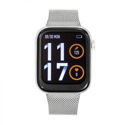 Montre mixte connectée tekday argent acier argenté - montre connectée homme & femme - - connectees - edora - 0