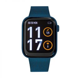 Montre mixte connectée tekday bleu acier bleu - montre connectée homme & femme - - connectees - edora - 0