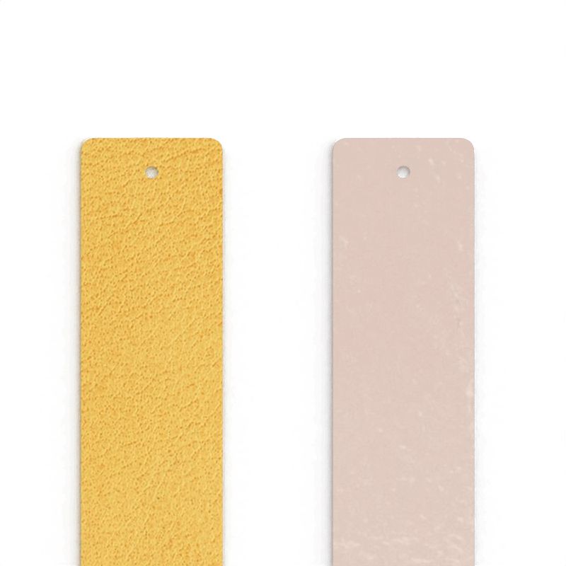 Cuir manchette 25mm les georgettes rose clair vernis citron - cuirs - edora