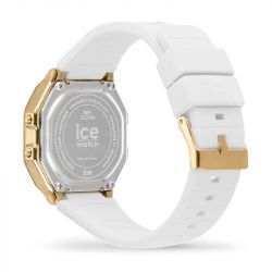Montre digitale femme s ice watch digit retro gold silicone blanc - digitales - edora - 3