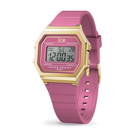 Montre digitale femme s ice watch digit retro silicone blush violet – digitales