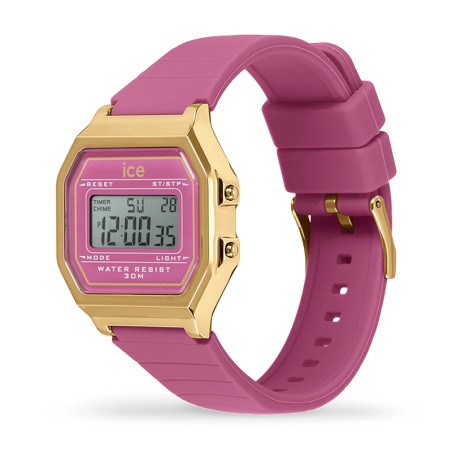 Montre Digitale Femme S ICE WATCH DIGIT RETRO Silicone Blush Violet