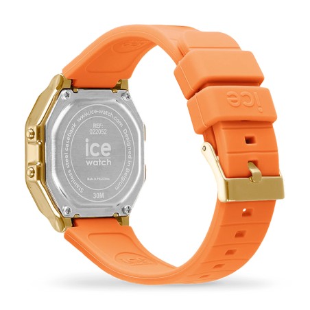 Montre digitale femme s ice watch digit retro silicone apricot crush – digitales