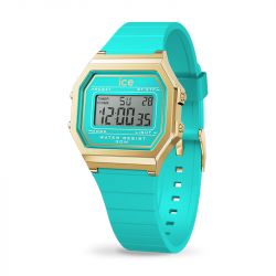 Montre digitale femme s ice watch digit retro silicone blue curacao - digitales - edora - 0