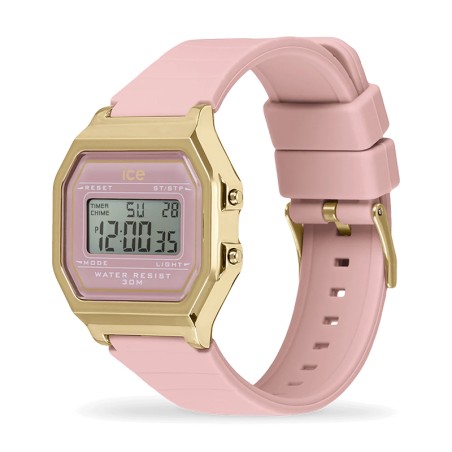 Montre Digitale Femme S ICE WATCH DIGIT RETRO Silicone Blush Pink