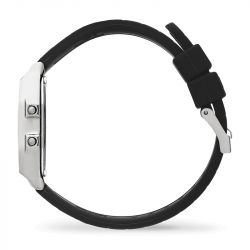 Montre digitale femme s ice watch digit retro silver silicone black - montre digitale homme, femme & enfant - edora - digitales - edora - 2
