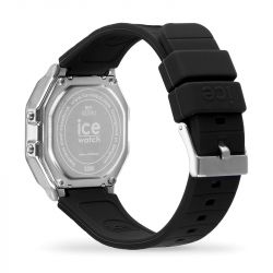 Montre digitale femme s ice watch digit retro silver silicone black - montre digitale homme, femme & enfant - edora - digitales - edora - 3
