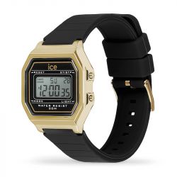 Montre digitale femme s ice watch digit retro gold silicone black - montre digitale homme, femme & enfant - edora - digitales - edora - 1