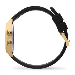 Montre digitale femme s ice watch digit retro gold silicone black - digitales - edora - 2