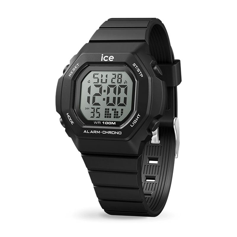 Montre digitale mixte s ice watch digit ultra silicone noir - digitales - edora